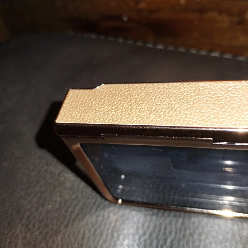 Fancy Gold Foldable Phone Case For ????, With Stand, 6.25 inches X 2.75 inches